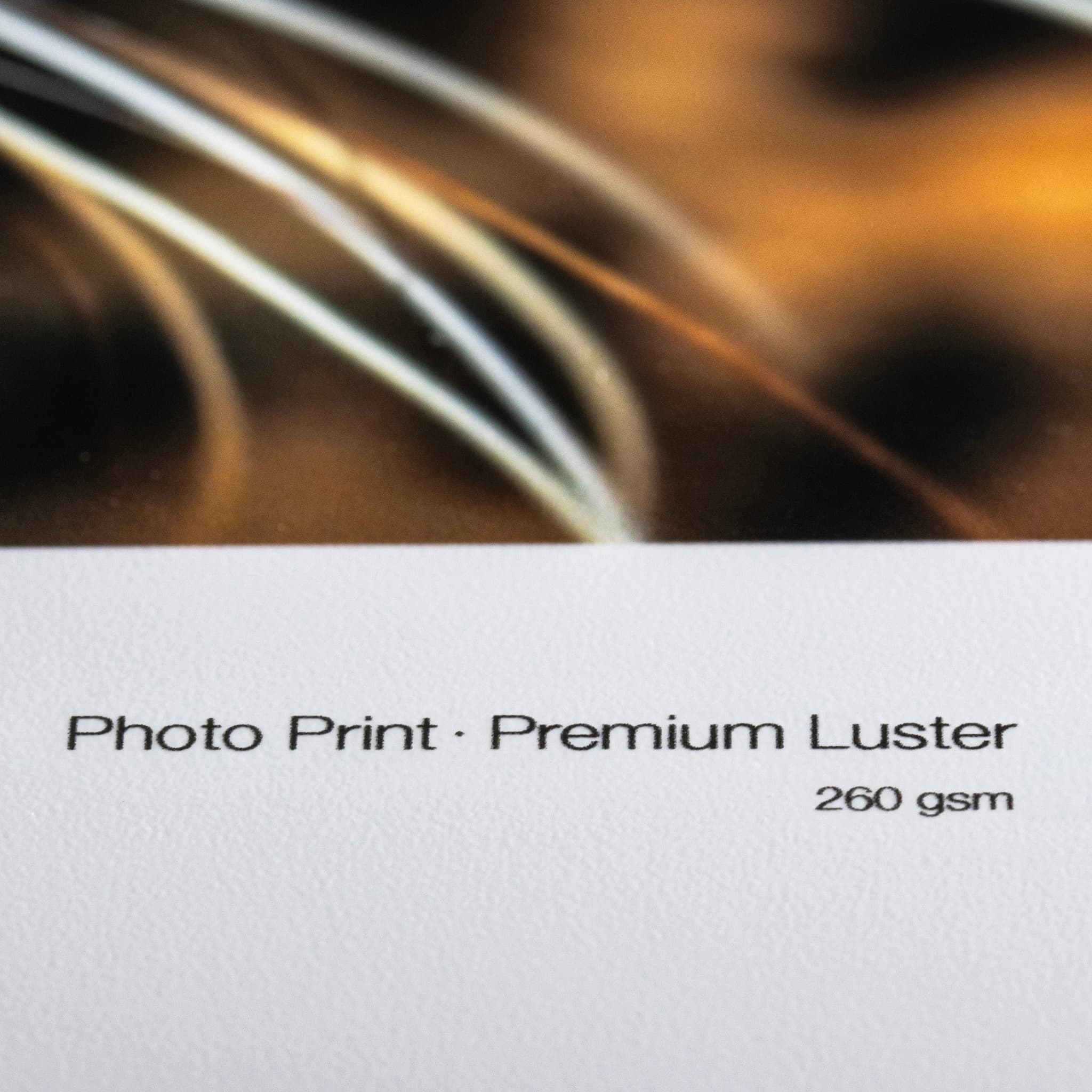 Semi-gloss paper close-up